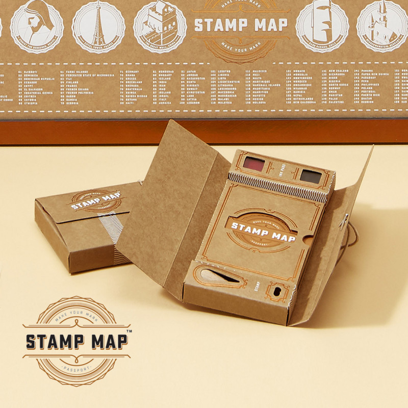 Passport-Stamp-Map